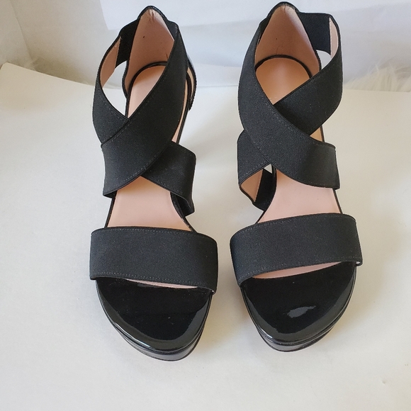 Stuart Weitzman criss cross platform sandals 6.5 M - Picture 2 of 7